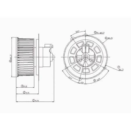 Gpd Blower Motors, 2311514 2311514